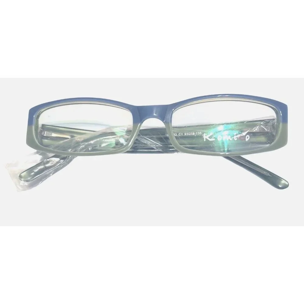 Rectangle Eyeglasses Frames Komiko DB1032 Green & Blue Ombre NWOT, Professional